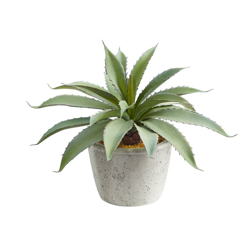 Nearly Natural 9-in Aloe Succulent Artificial Plant