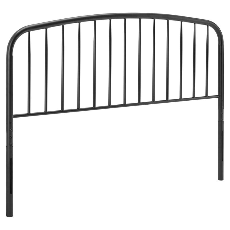 Modway - Nova Queen Metal Headboard Black