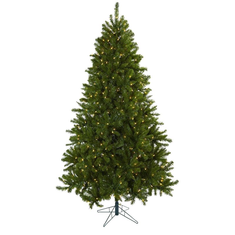 Nearly Natural 7.5-ft Windermere Christmas Tree w/1285 Tips & 550 Clear Lights