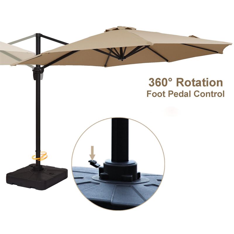 11-ft Cantilever Patio Umbrella.