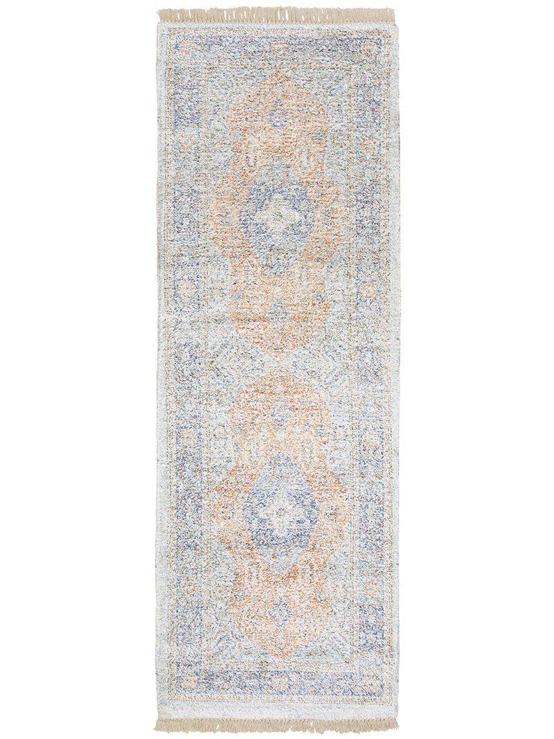 Malabar 2'6" x 8' Blue Rug