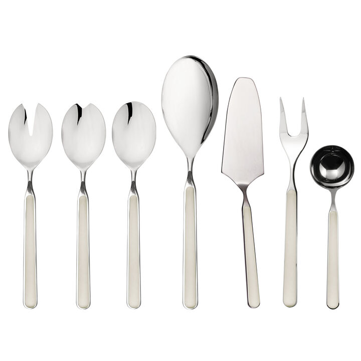 Fantasia 7-Piece Serving Set in Turtle Dove