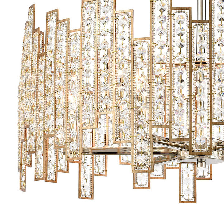 Equilibrium 24'' Wide 6-Light Chandelier