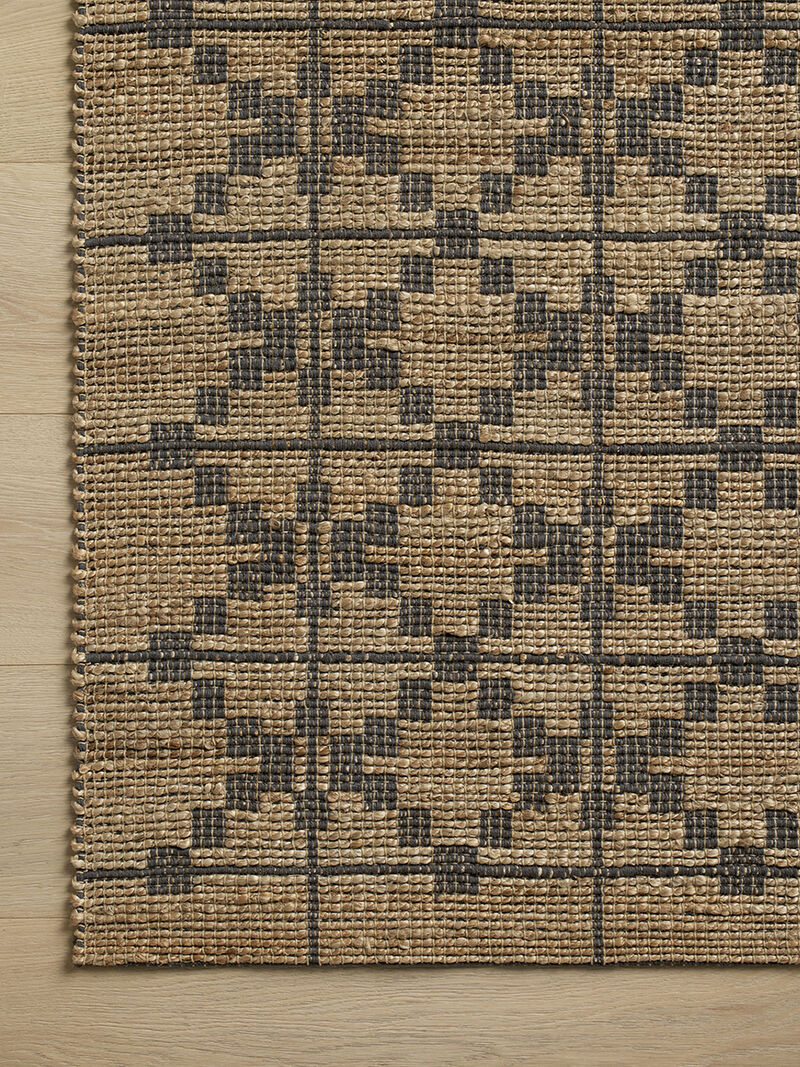 Judy JUD-05 Natural / Graphite 7''9" x 9''9" Rug by Chris Loves Julia