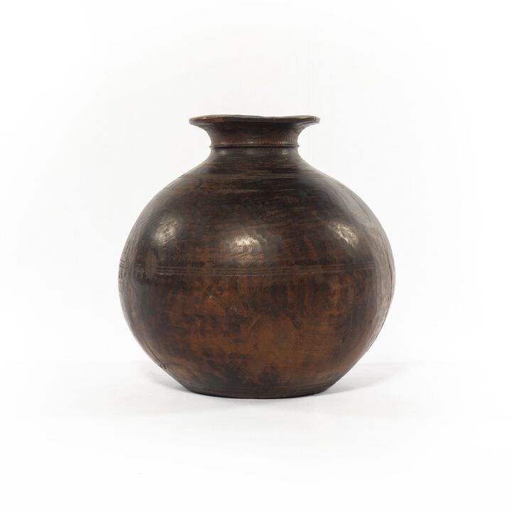 Found Wooden Jar