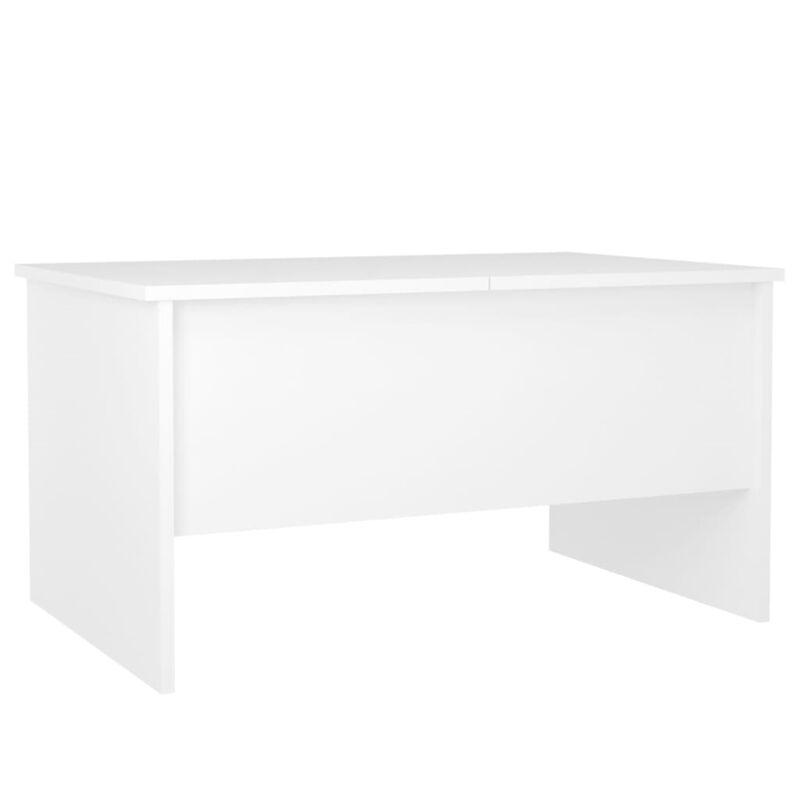 vidaXL Coffee Table White 31.5"x19.7"x16.7" Engineered Wood