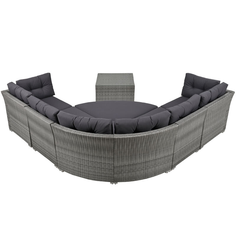 Merax Patio Furniture Sofa Set Outdoor Daybed