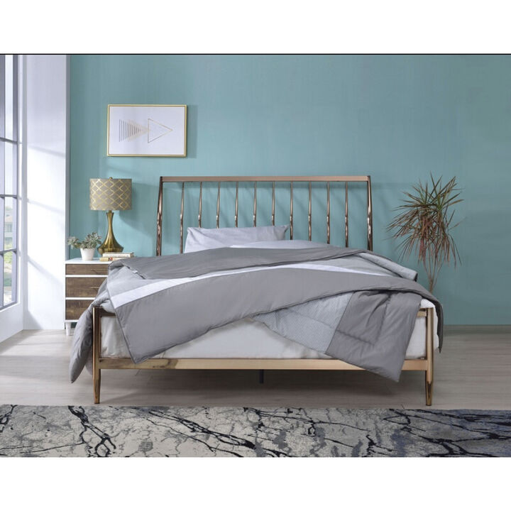 Marianne Queen Bed, Copper