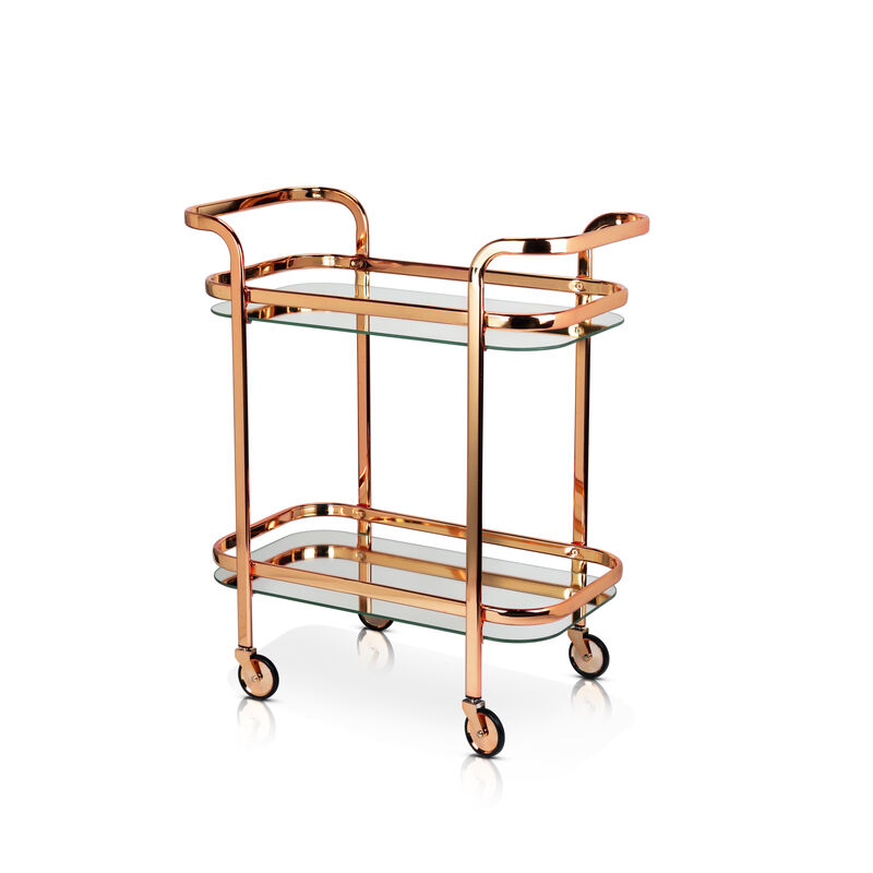 Antique Gold Bar Cart