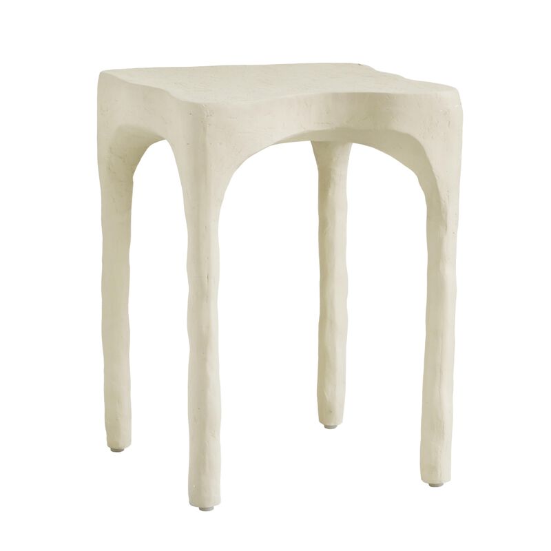 Skully Cream Textured Side Table