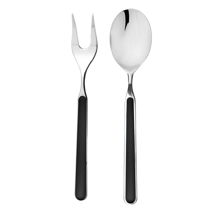 Fantasia 2-Piece Serving Set in Black