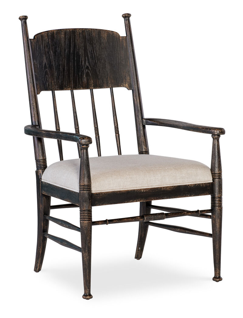 Americana Upholstered Seat Armchair