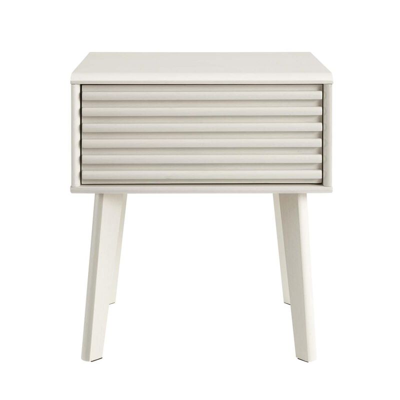 Modway Render Mid-Century Modern, End Table, White