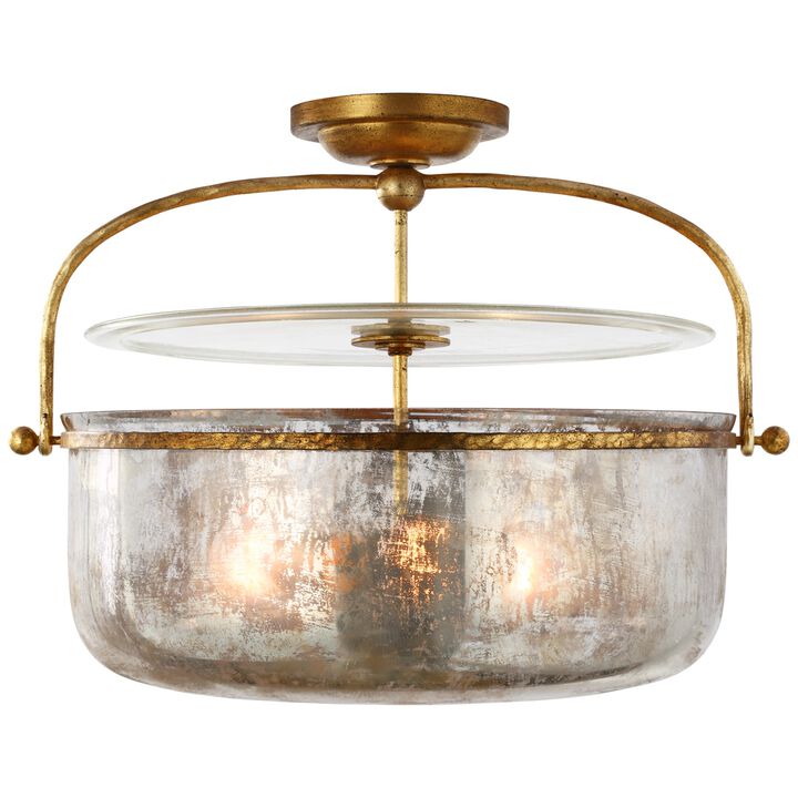 Lorford Med Semi-Flush Lantern