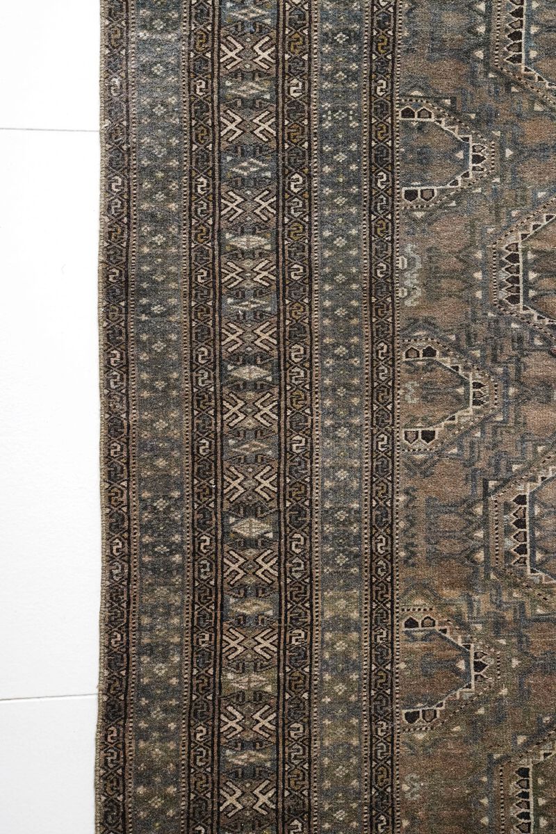 District Loom Vintage Boukhara scatter rug-Flint