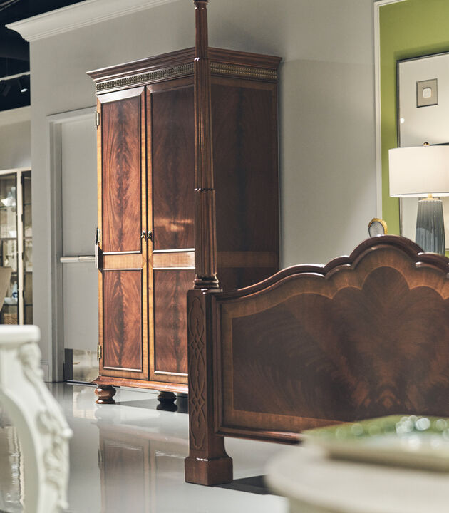 Gentleman's Mahogany Wardrobe