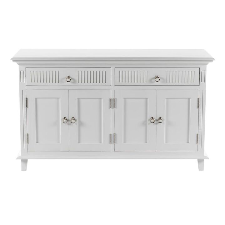 Belen Kox White 4-Door Buffet, Belen Kox