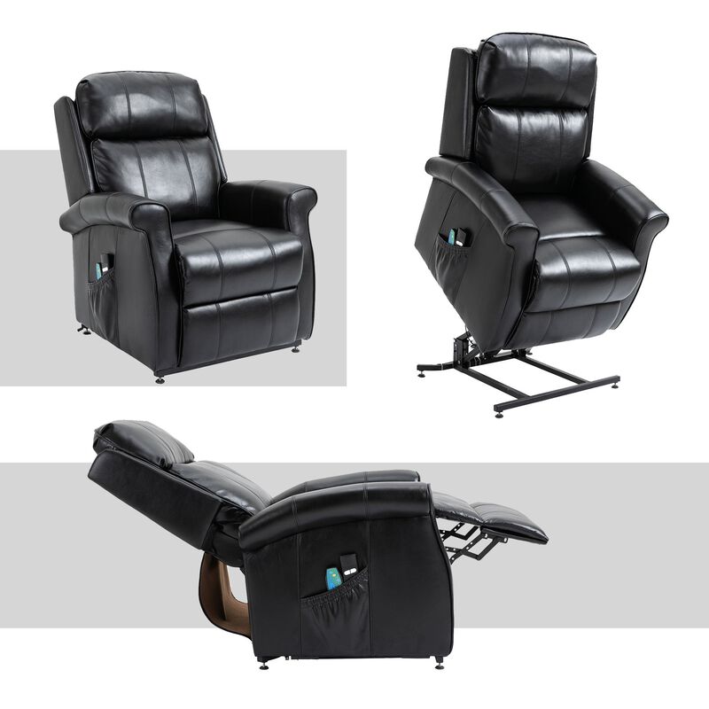 MONDAWE Faux Leather Indoor Elderly Power Lift Recliner Chair Intelligent Control Chair