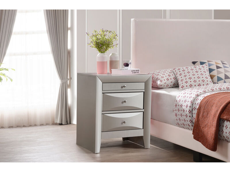Marilla 3-Drawer Nightstand (28 in. H x 17 in. W x 23 in. D)