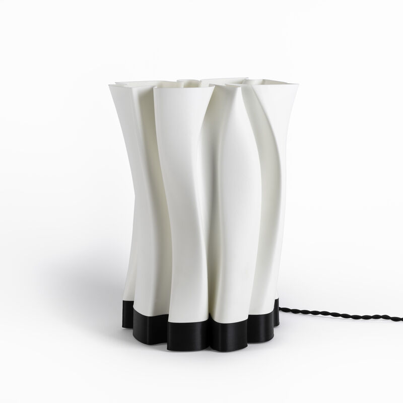 Flame Modern Bohemian Plant-Based PLA 3D Printed Dimmable LED Table Lamp