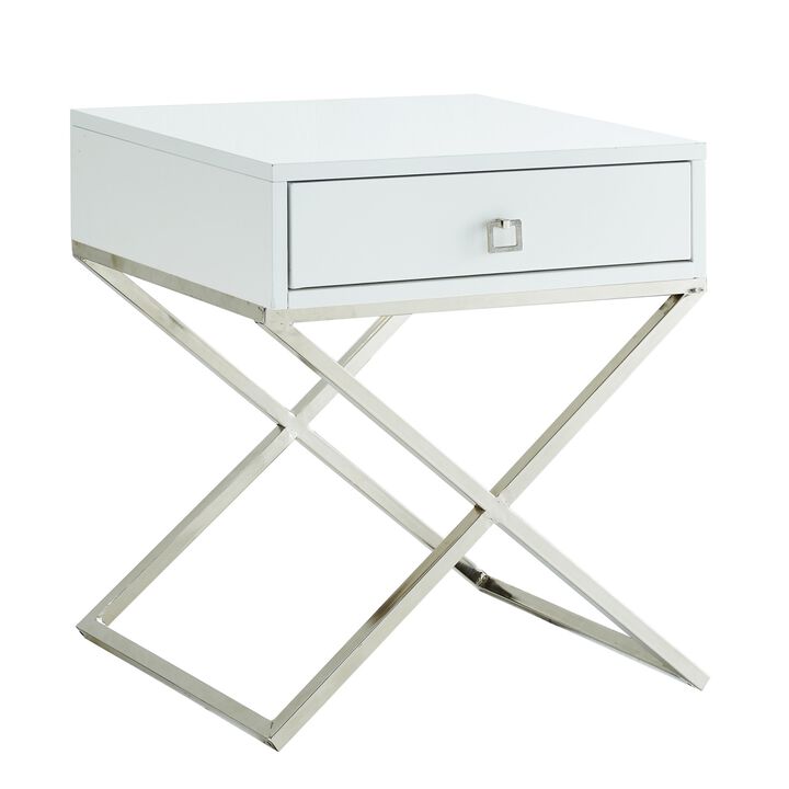 Inspired Home Cassie  Side Table/Accent Table/Nightstand
