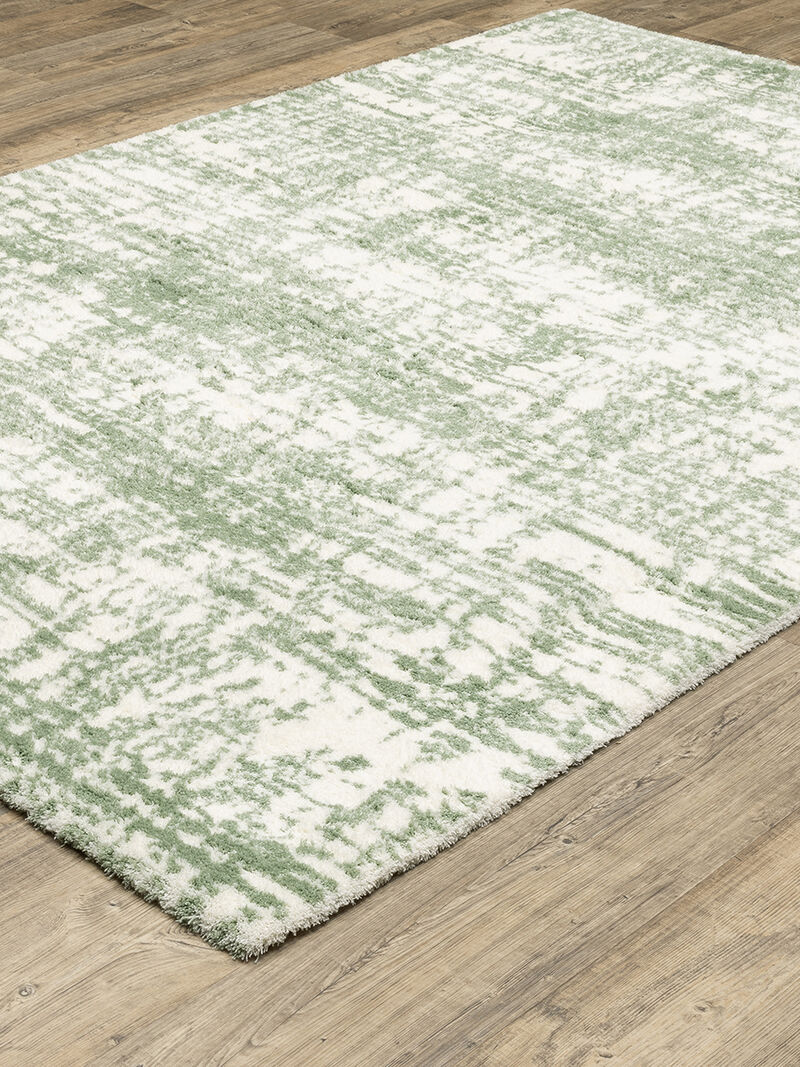 Galileo 3'10" x 5'5" Green Rug