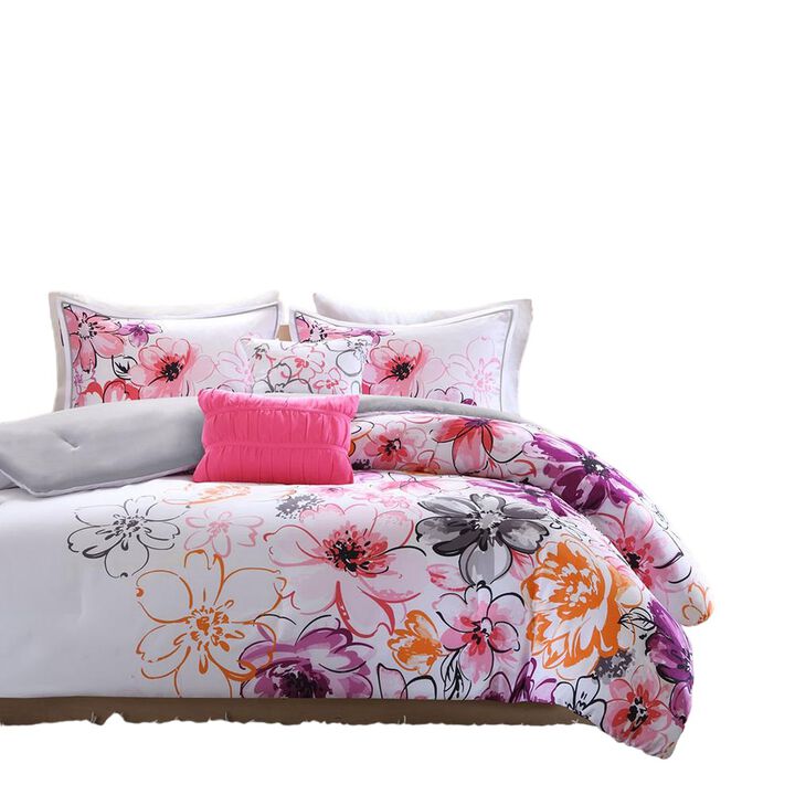 Belen Kox Peach Bloom Comforter Set, Belen Kox