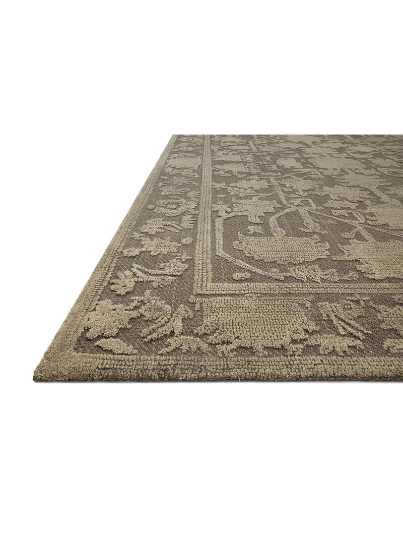 Gloria GLO01 Bark/Khaki 18" x 18" Sample Rug