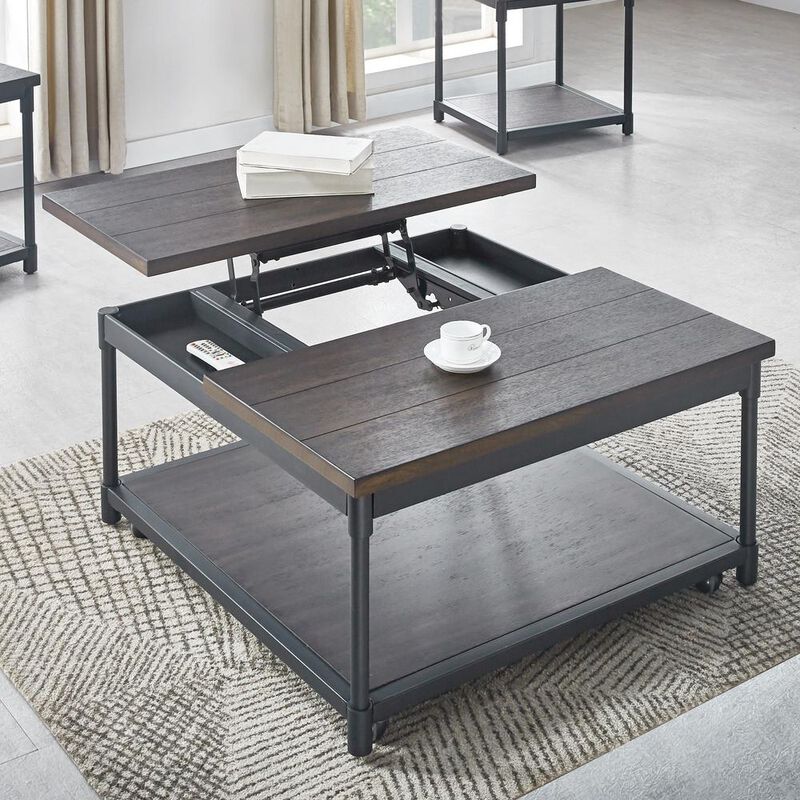 Prescott Lift-Top Square Cocktail Table