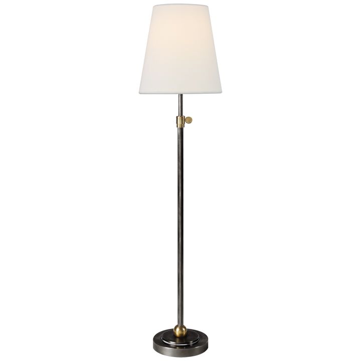 Bryant Table Lamp in Bronze and Hand-Rubbed Antique Brass