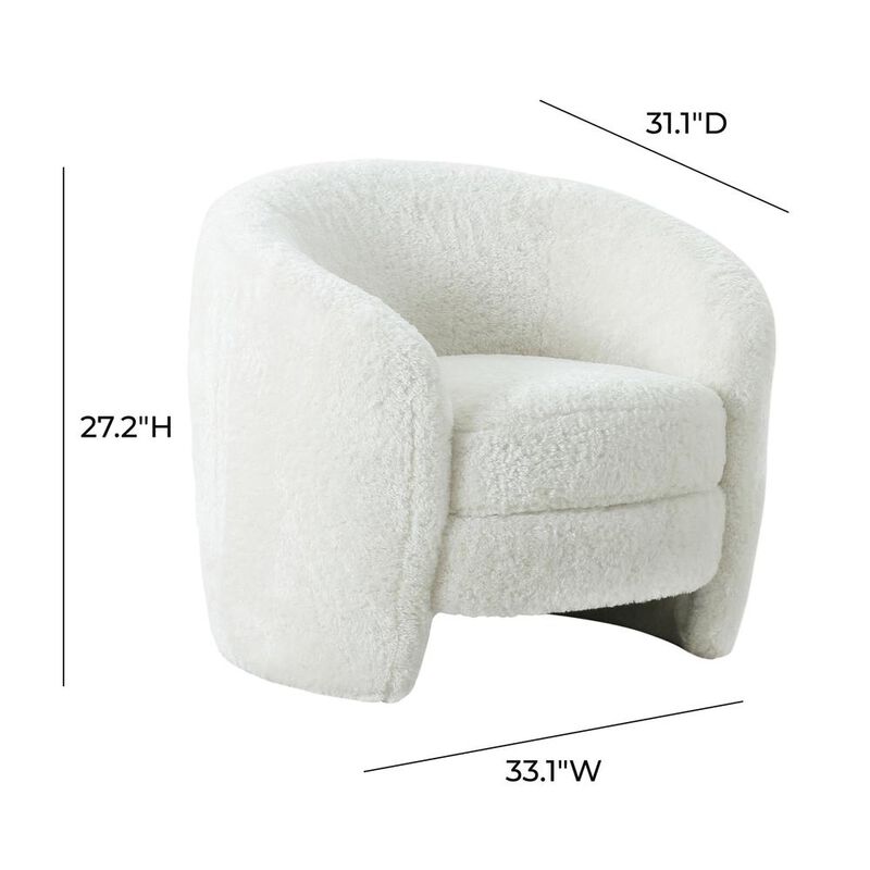 Belen Kox Luxe Faux Shearling Armchair, Belen Kox