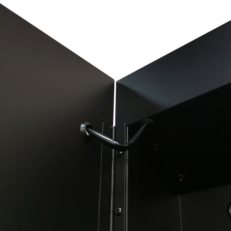 30 X 26 inch Black LED Mirror Medicine Cabinet Surface, Defogger, Anti-Fog, Dimmable Lights Brightness Memory
