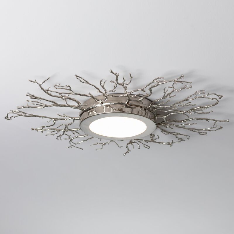 Twig Ceiling Fixture-Silver