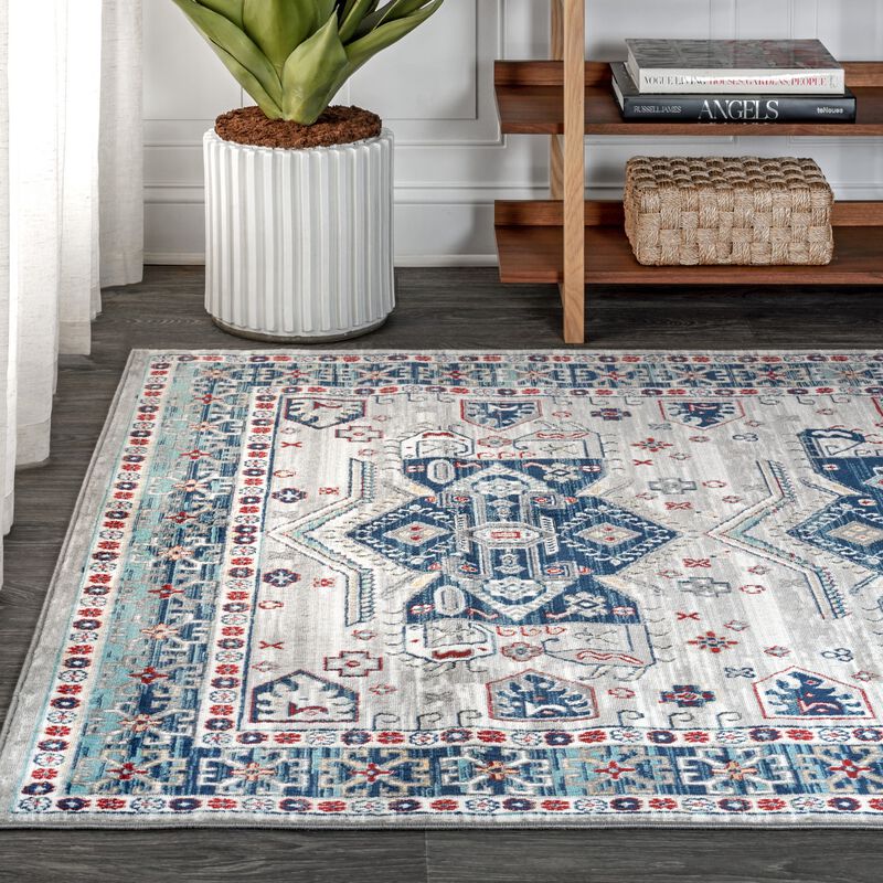 Kasbah Modern Persian Vintage Medallion Area Rug