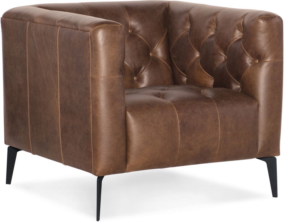 Nicolla Leather Stationary Chair