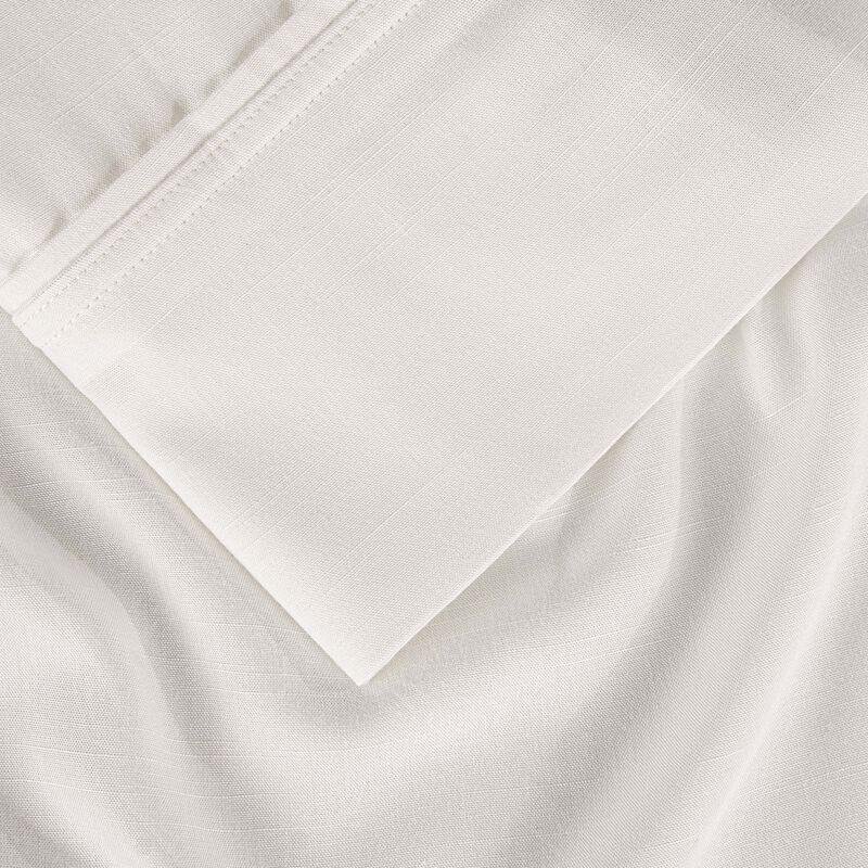 Hyper-Linen King Sheet Set - Bright White