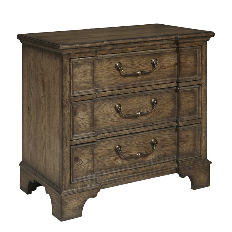 Revival Row 3 Drawer Nightstand