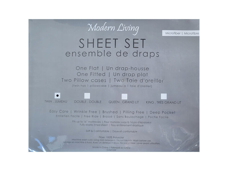 Cotton House - Microfiber Sheet Set, Wrinkle Free