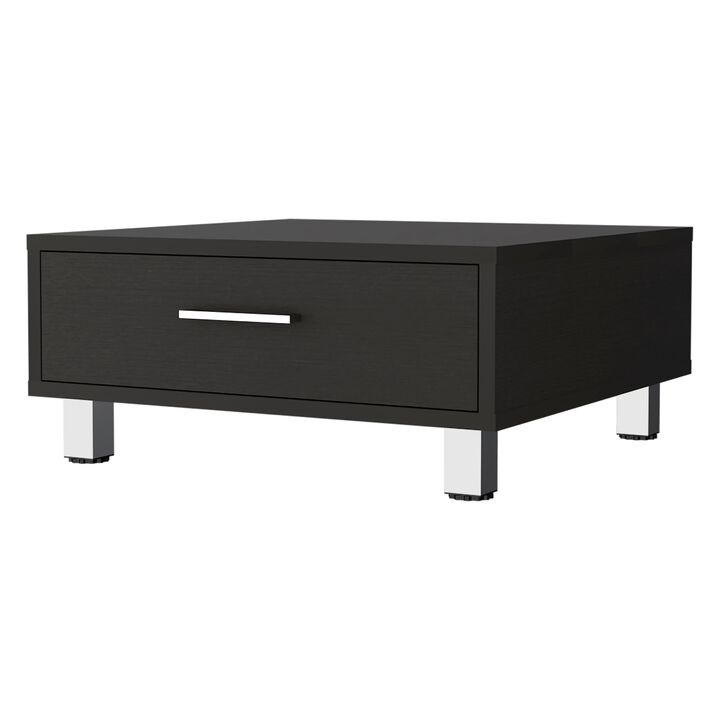 Myers Coffee Table, Four Legs, One Drawer