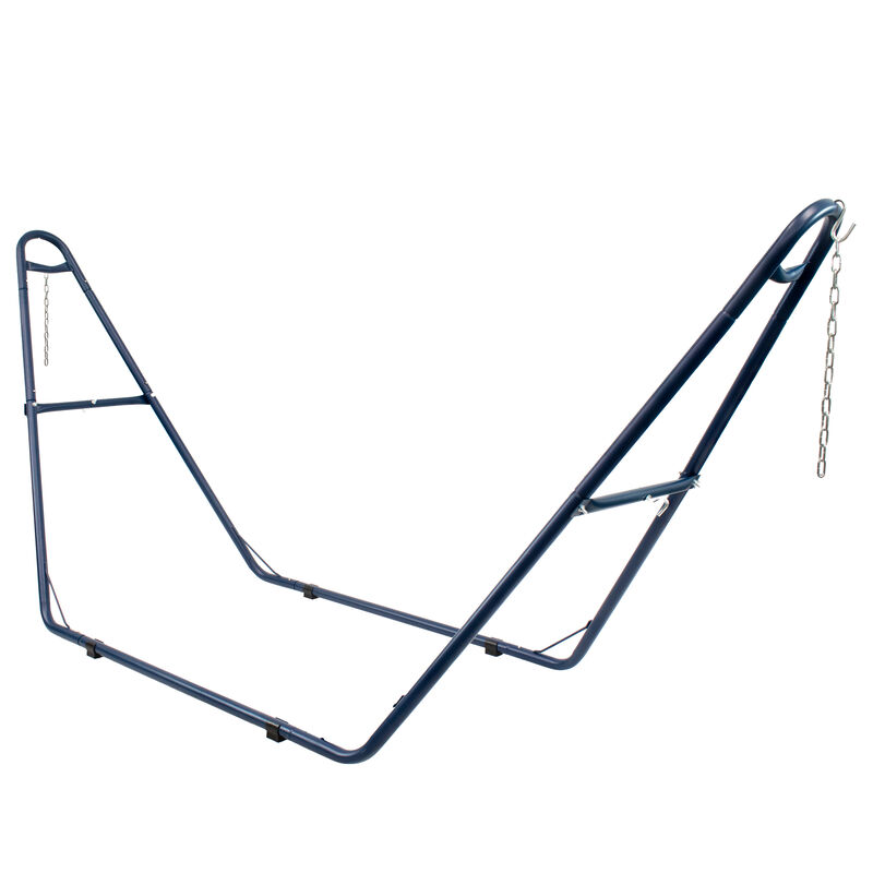 Sunnydaze Powder-Coated Steel Universal Hammock Stand - 124 in