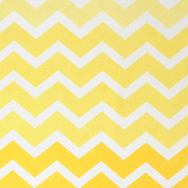 Set of 2 Yellow and White Chevron Dish Towel  28"