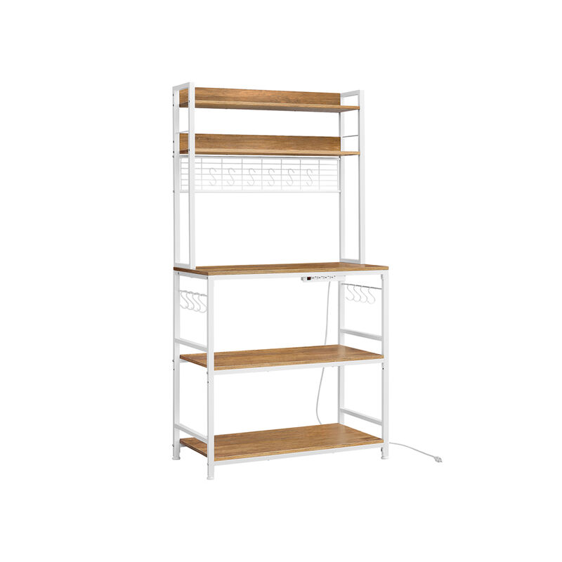 Bakers Rack with Power Outlet