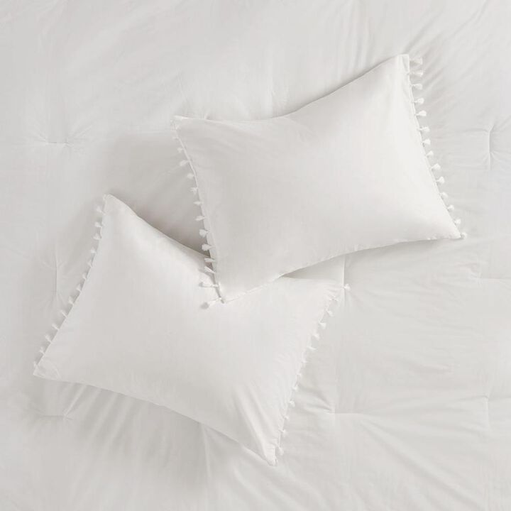 Belen Kox Bohemian Chic Ivory Tassel-Trimmed Comforter Set, Belen Kox