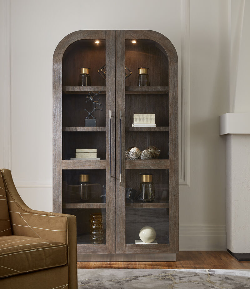 Modern Mood Display Cabinet in Brown