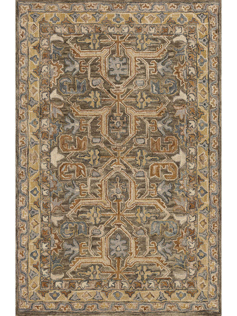 Victoria VK01 Walnut/Multi 7'9" x 9'9" Rug