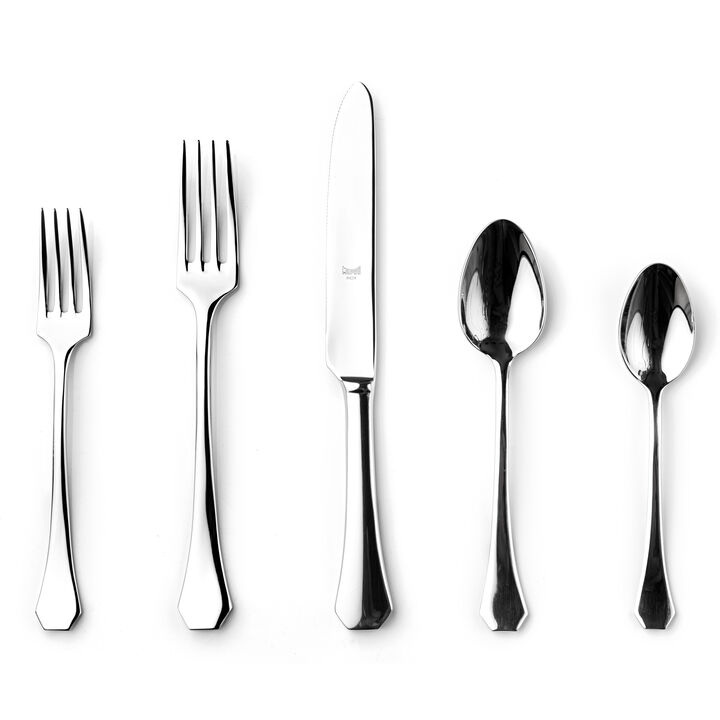 Moretto 5-Piece Flatware Set in Mirror