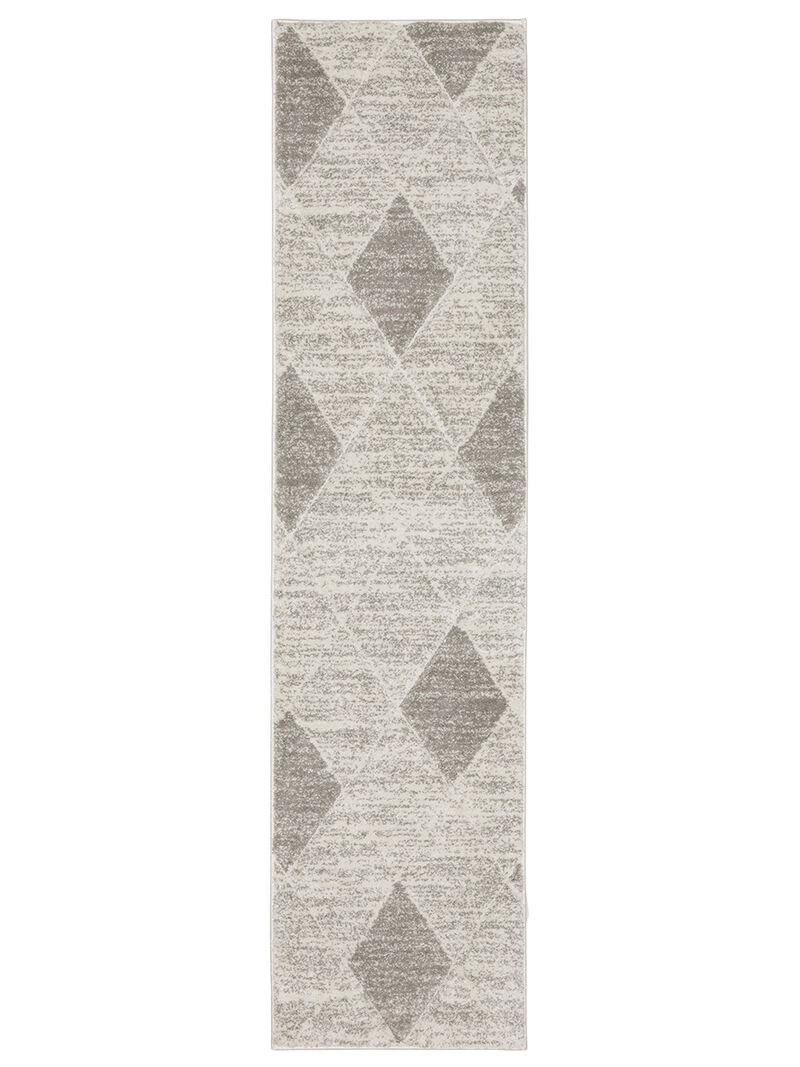 Cambria 1'10" x 7'6" Grey Rug