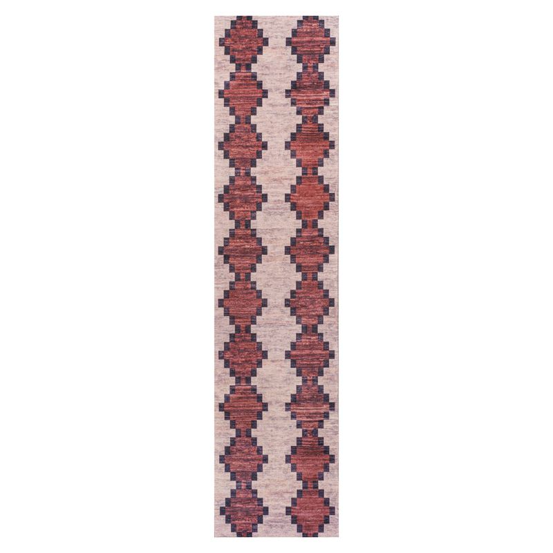 Timantii Modern Trellis Kilim Area Rug