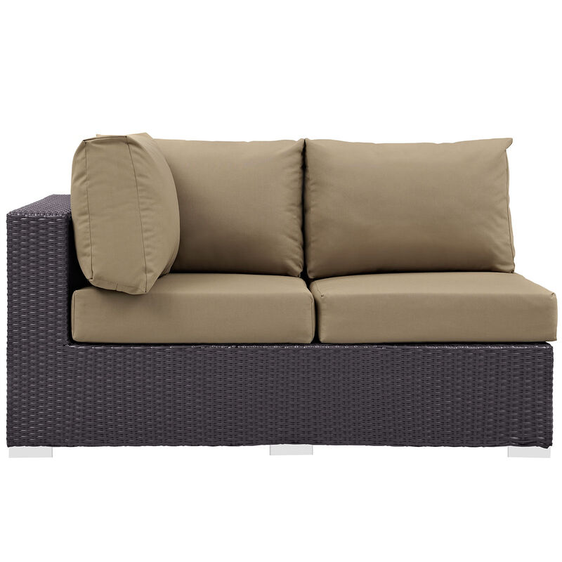 Modway - Convene Outdoor Patio Left Arm Loveseat