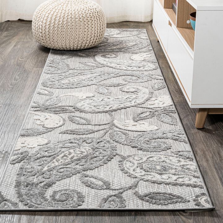 Julien Paisley High-Low Indoor/Outdoor Area Rug